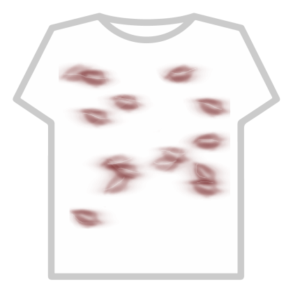 zombie goth emo lipstick marks kiss blood stains