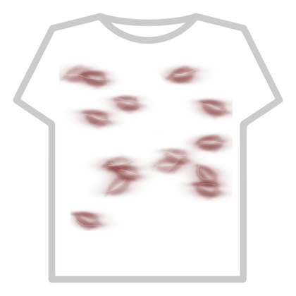 zombie goth emo lipstick marks blood stains